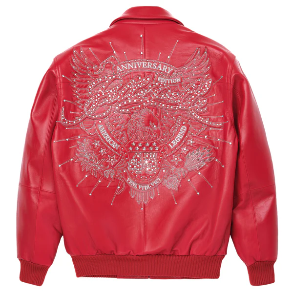 A$AP Rocky Pelle Pelle Anniversary Red Jacket - Image 4