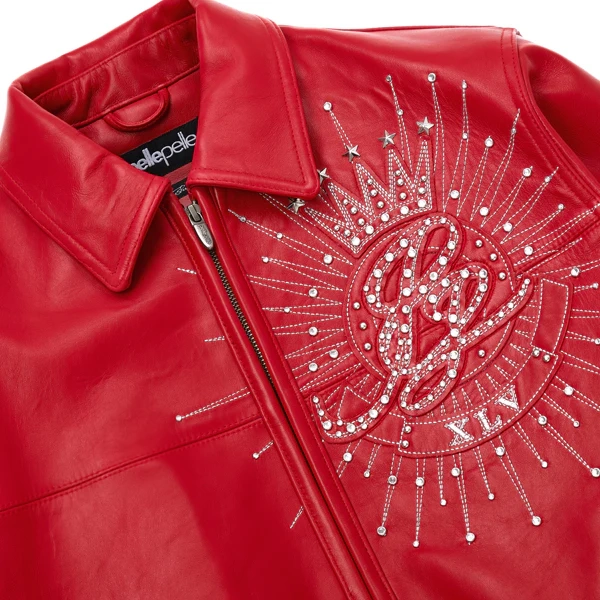 A$AP Rocky Pelle Pelle Anniversary Red Jacket - Image 5