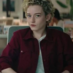 The Royal Hotel Julia Garner Red Jacket