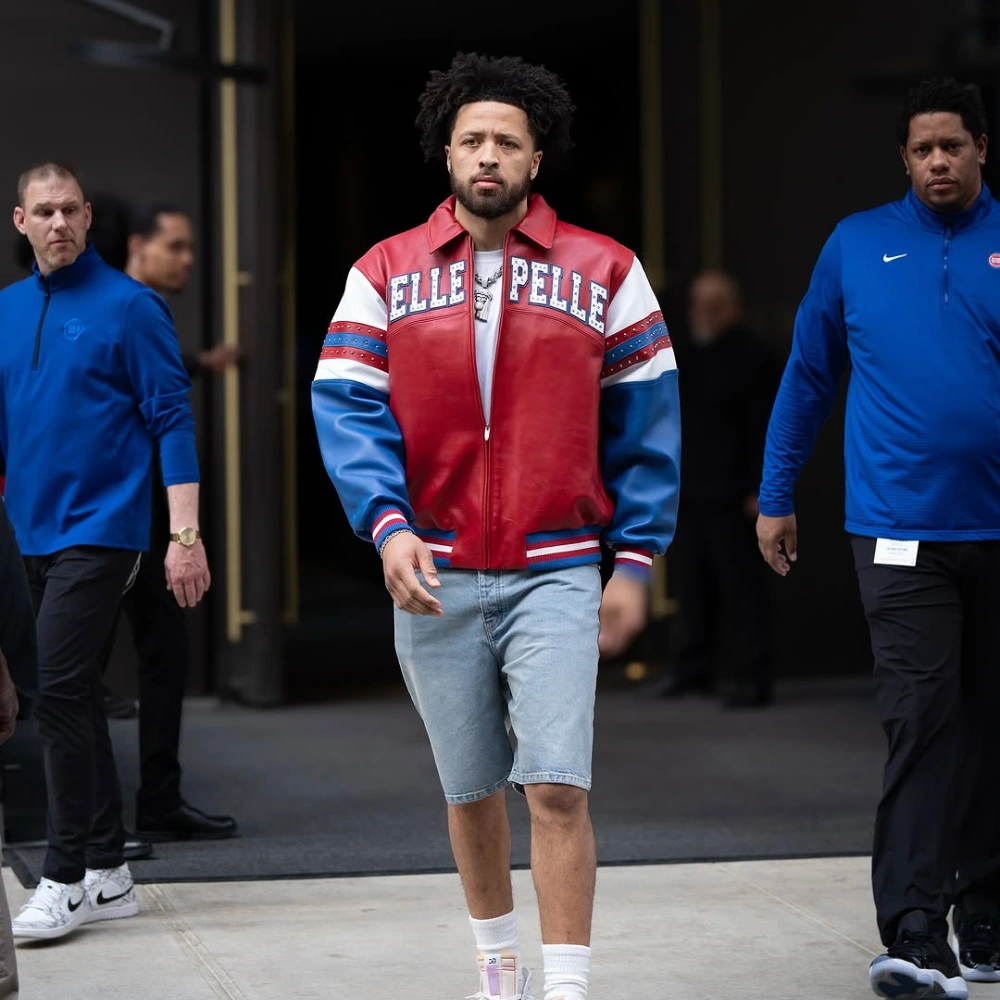 Cade Cunningham Arches Soda Club Pelle Pelle Jacket - Image 2