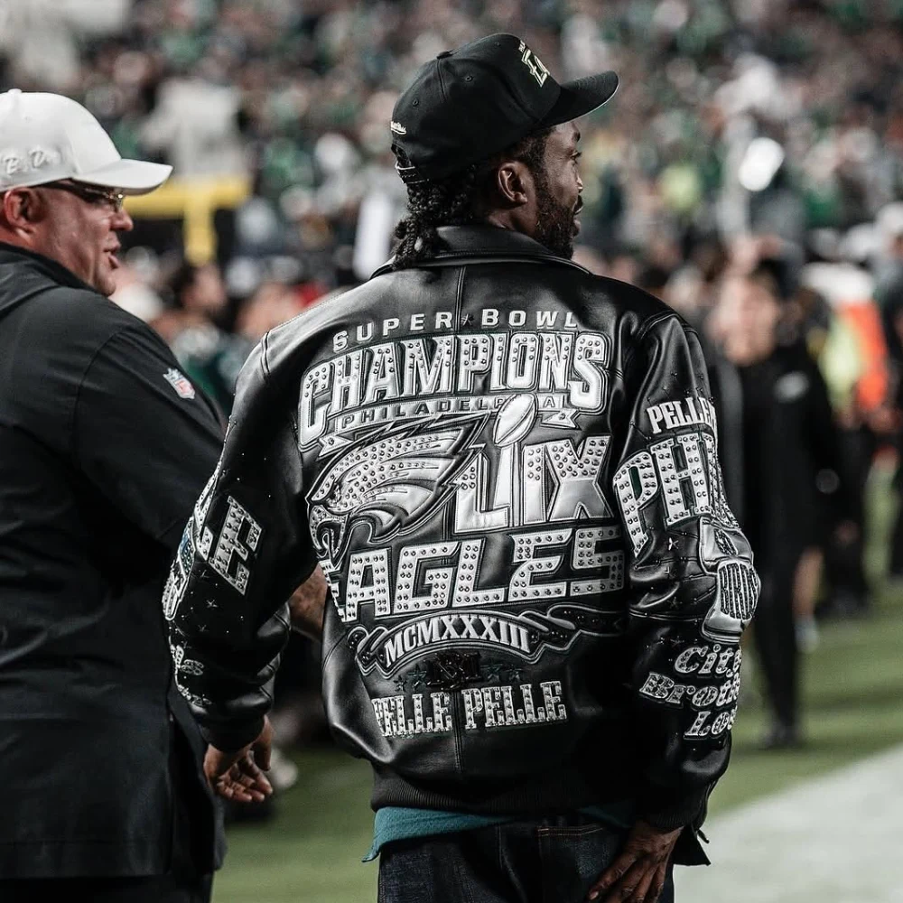 Meek Mill Philadelphia Eagles Pelle Pelle Jacket - Image 6