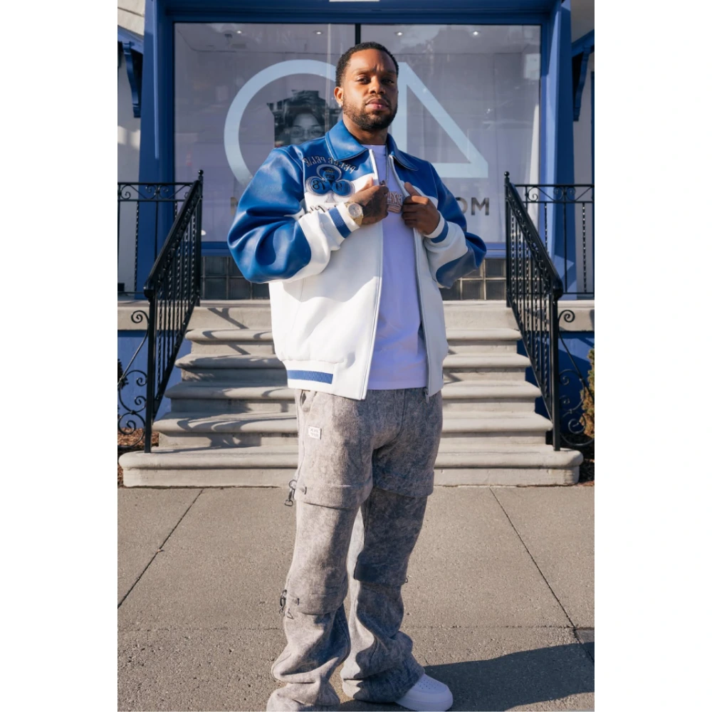 Payroll Giovanni Winner Takes White Pelle Pelle Jacket - Image 2