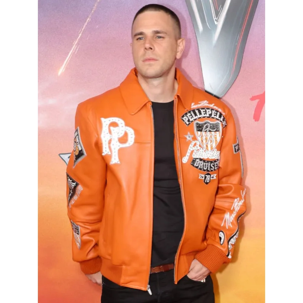 Jared Abrahamson Venom World Premiere Pelle Pelle Jacket - Image 3