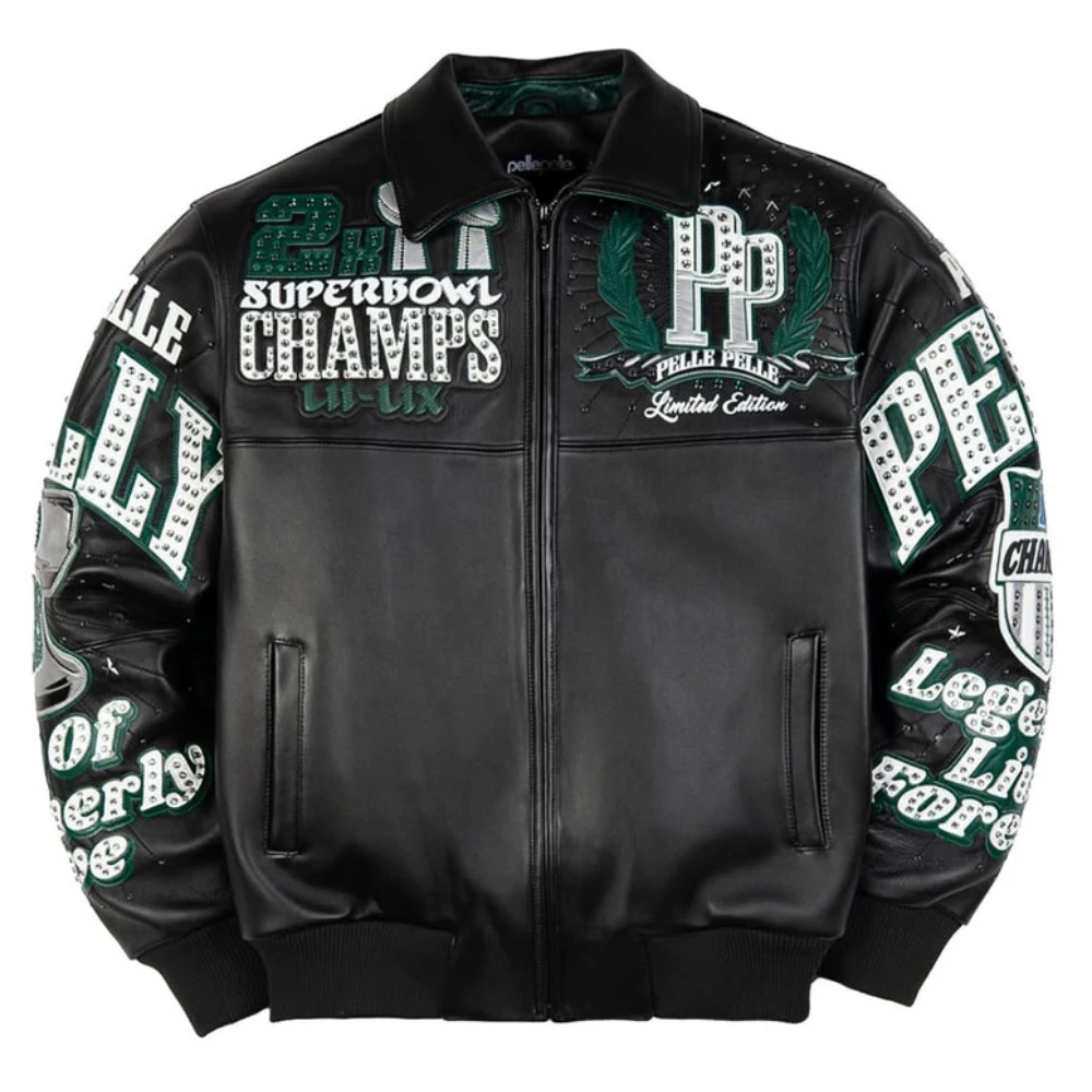 Meek Mill Philadelphia Eagles Pelle Pelle Jacket - Image 3