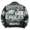 pelle pelle philadelphia eagles leather Jacket