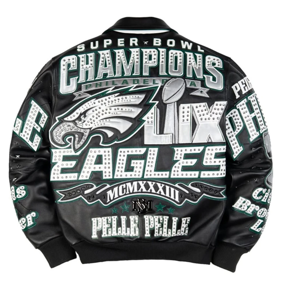 Meek Mill Philadelphia Eagles Pelle Pelle Jacket - Image 4