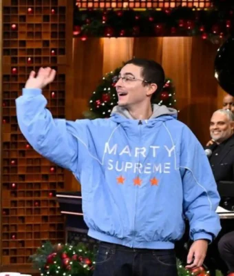 the tonight show jimmy fallon timothee chalamet blue jacket