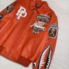vintage pelle pelle american bruiser leather jacket orange scaled 1