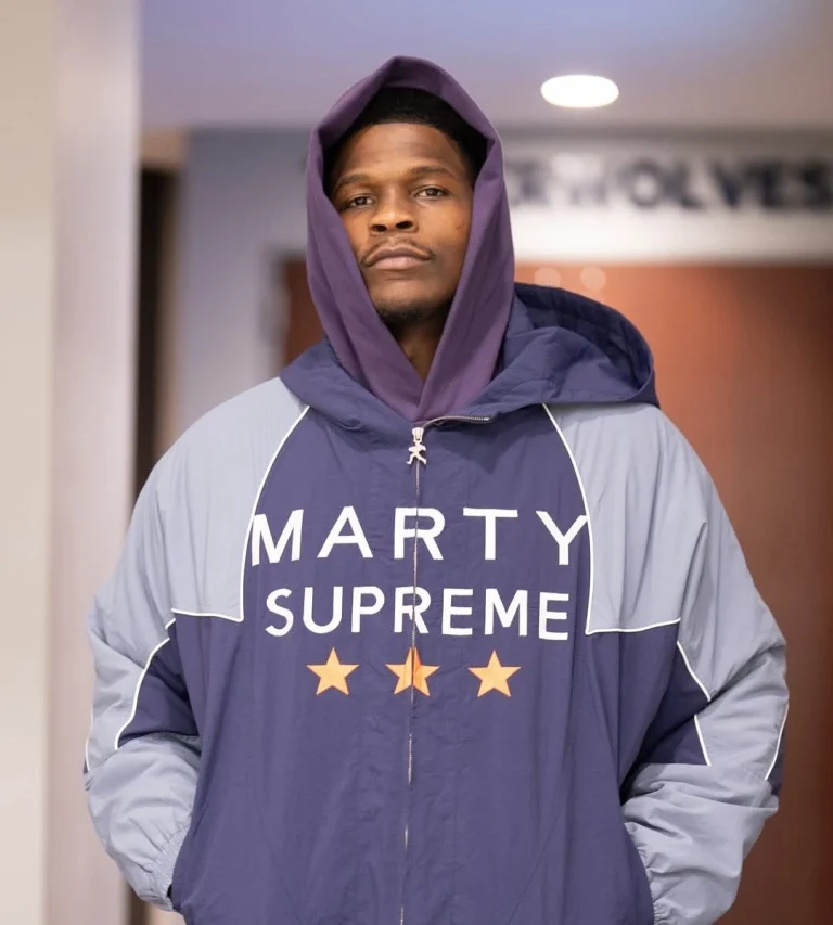 Marty Supreme Anthony Edwards Jacket