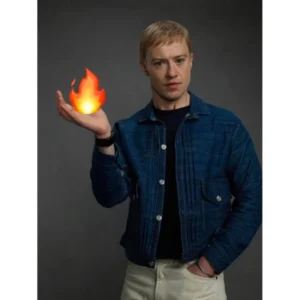 fantastic four first steps blue denim jacket