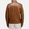 mens chest zip pocket cognac leather jacket 1000x1000 1