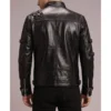 michael jackson bad belt black leather jacket