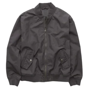 Reacher S03 Frances Neagley Grey Bomber Jacket