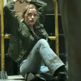 Reacher S01 Roscoe Conklin Green Cotton Jacket