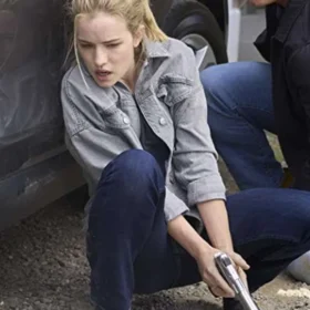 Reacher S01 Roscoe Conklin Grey Cotton Jacket