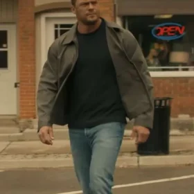 Reacher S02 Jack Reacher Grey Cotton Jacket