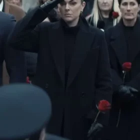 Reacher S02 Karla Dixon Black Coat