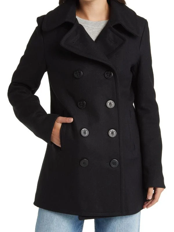 reacher season 02 frances neagley black wool coat