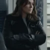 reacher season 2 karla dixon black shearling leather jacket