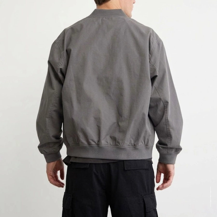 Reacher S03 Frances Neagley Grey Bomber Jacket - Image 9