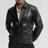 shirt collar mens black leather flight jacket 1536x1536 1