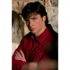 smallville red shirt collar jacket