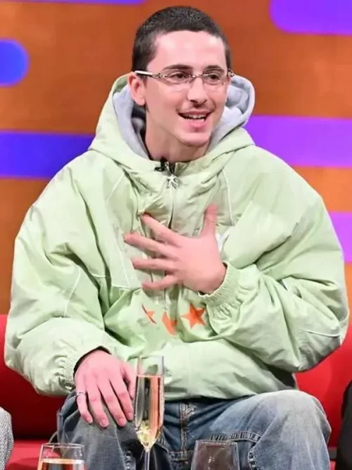 Marty Supreme Timothee Chalamet Green Jacket