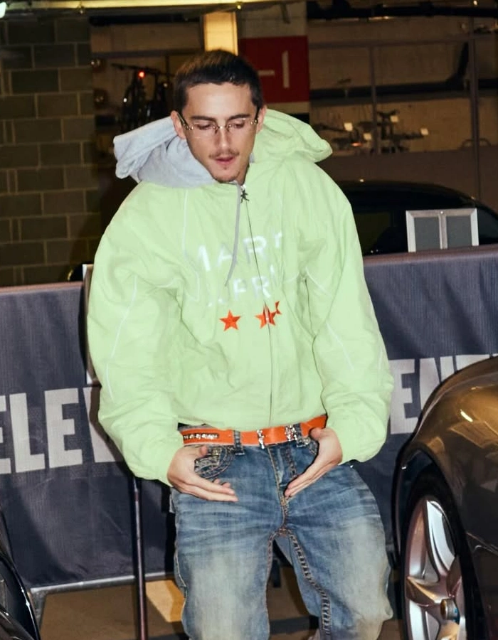 Marty Supreme Timothee Chalamet Green Jacket - Image 3