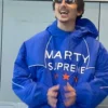 timothee chalamet marty supreme japan jacket blue