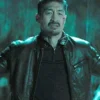 tv series reacher s03 brian tee black leather jacket