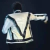 white michael jackson triller jacket