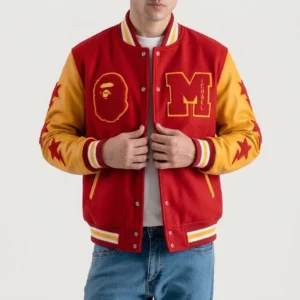 Michael Jackson x BAPE Letterman Jacket