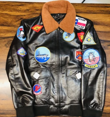 black top gun jacket