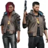 couple cyberpunk 2077 Samurai jacket