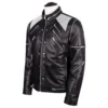 michael jackson black zipper leather jacket