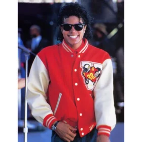 Michael Jackson 80s NFL Letterman Jacket