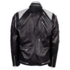 mj beat it black zipper leather jacket