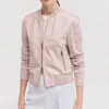 pink womens slim fit jacket