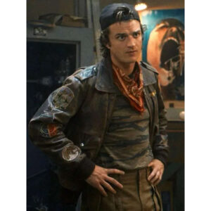 Joe Keery Stranger Things S05 Leather Jacket