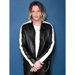 Jamie Campbell The Tonight Show Leather Jacket