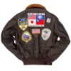 top gun jacket leather