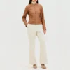 womens cafe racer brown bomber jacket full view