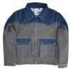 back to the future marty mcfly denim jacket back