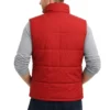 back to the future red puffer vest back