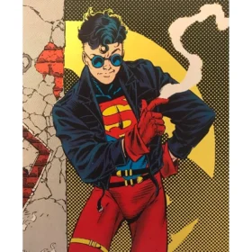 Conner Kent Superboy Comic Leather Jacket