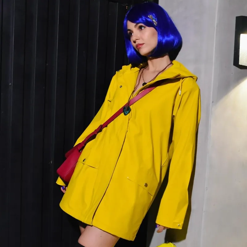 Coraline Jones Yellow Rain Coat - Image 4