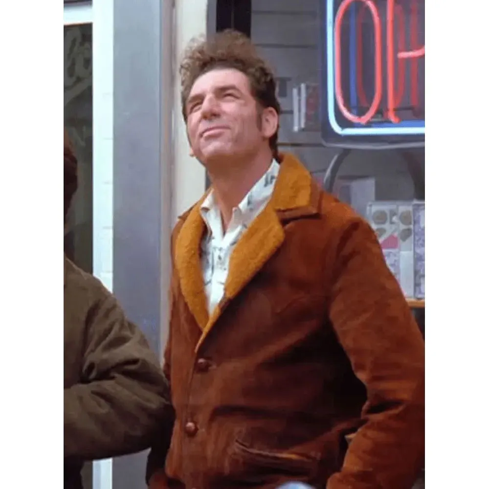 Michael Richards Seinfeld Suede Leather Jacket - Image 6