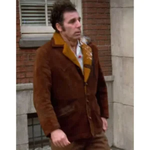 Michael Richards Seinfeld Suede Leather Jacket