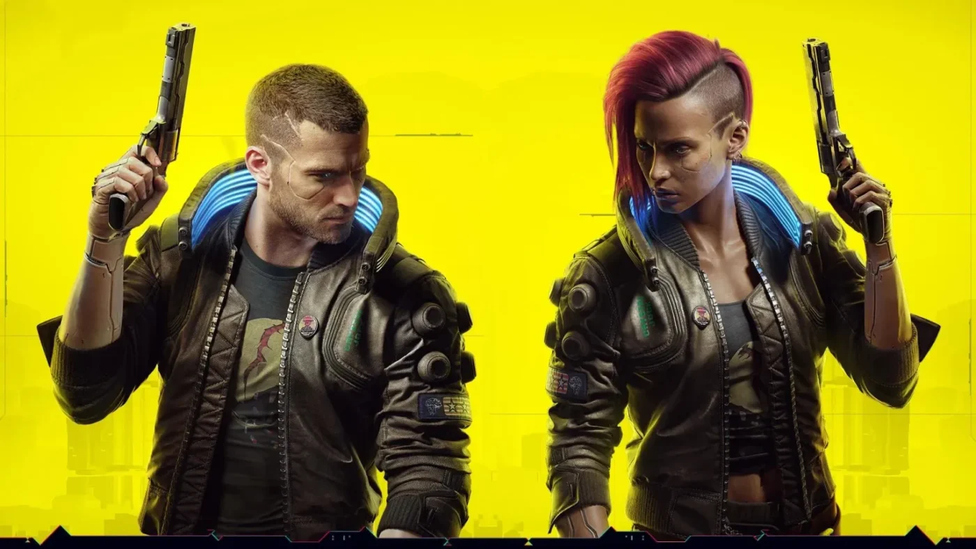 cyberpunk 2077 character v male and female