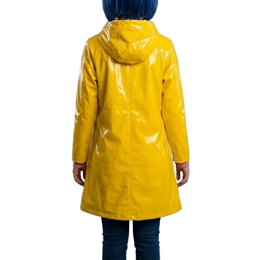 Coraline Jones Yellow Rain Coat - Image 3